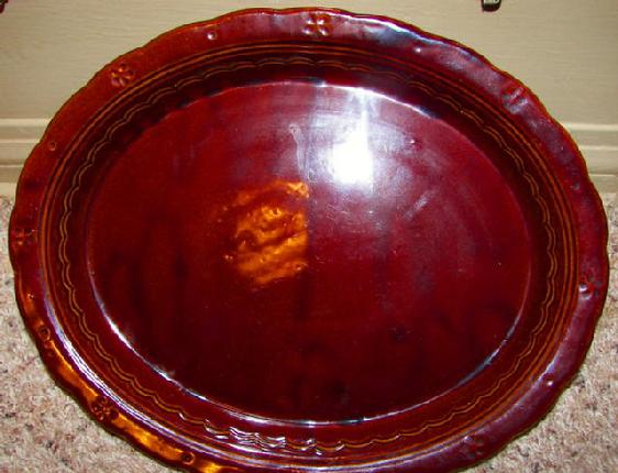 Scalloped edge Mar-crest oval serving platter